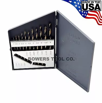 Norseman 11pc Metric HI-Molybdenum M7 Drill Bit Set 1-6mm MADE IN USA SP-11M • $25.97