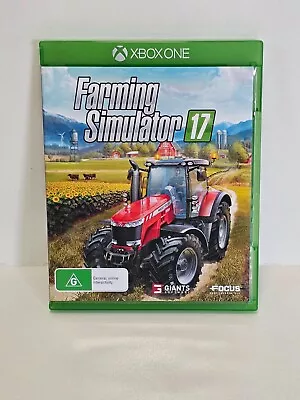 Farming Simulator 17 + Manual - Microsoft Xbox One XB1 Game Complete + Free Post • $12.95