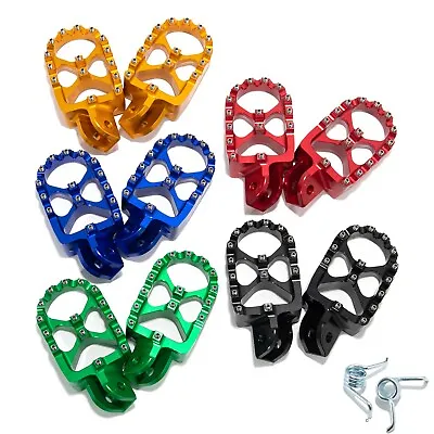 For SUZUKI Vstrom 04-23 Footpegs Foot Pegs Rests For KAWASAKI KLR 650 11-18 2022 • $54.89