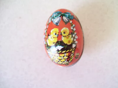 Made In Hong Kong 1980's Tin Litho Easter Egg • $2.99