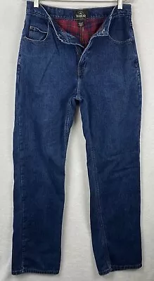 RedHead Flannel Lined Jeans Men Tag 32x34 Actual 32x33 Soft Thick Denim Pants • $18.59