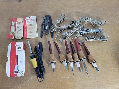 Vintage Ungar #776 Soldering Iron Lot Tips Stand Heater 12v One NOS LOOK! • $109.99