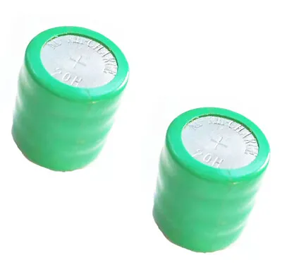 2PCS X 4.8V 20mAh Ni-MH Rechargeable Button Memory Battery For Small Flashlights • £7.19