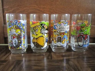 Lot Of 4 1981 Great Muppet Caper McDonald's Vintage Drinking Glasses Jim Henson • $29.99