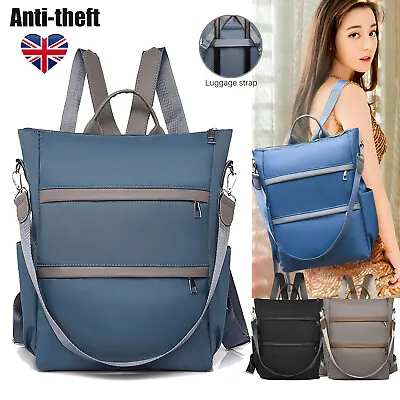 Women Girls Backpack Anti-Theft Laptop Lady Shoulder Bag Rucksack Travel School  • £16.99