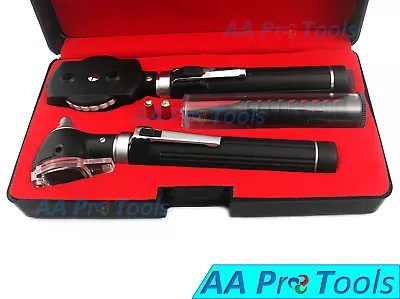 Otoscope Ophthalmoscope Fiber Optic Examination Led ENT Diagnostic Medical Set • $24.19