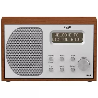 £49.99 • Buy Bush DAB Radio Brown Wood-UK