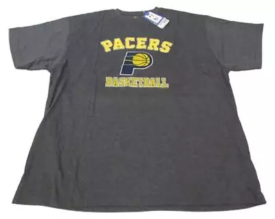 New Indiana Pacers Mens Sizes 2XL-3XL-4XL-5XL-6XL-Tall Majestic Charcoal Shirt • $15.29