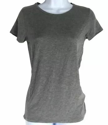 $100 Majestic Paris Womens Gray Soft Touch Short-Sleeve V-Neck T-Shirt Size 3 • $32.38