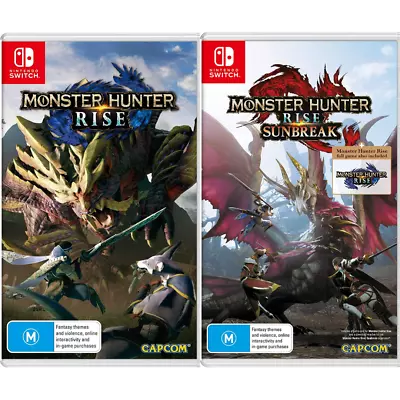 $128.64 • Buy Monster Hunter Rise Sunbreak Nintendo Switch Game BRAND NEW FREE POSTAGE