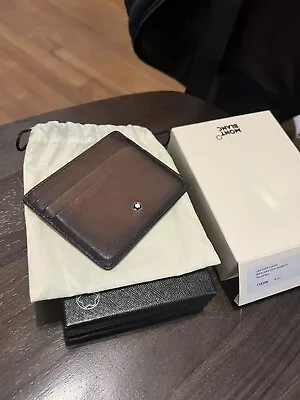 Montblanc Meisterstuck  Sfumato 6cc - Men's Leather Wallet - Brown • $175