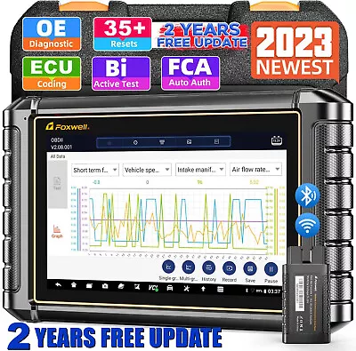 $499 • Buy FOXWELL NT909 PRO Diagnostic Tool Car Scanner OBD2 Bidirectional Test ECU Coding
