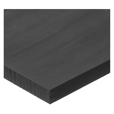 $6.99 • Buy Zoro Select Bulk-Ps-Pe-991 Black Hdpe Plastic Sheet Stock 12  L X 1-1/2  W X 1 