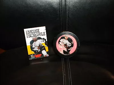 Ahl Manitoba Moose Hockey  Puck And Pocket Schedule • $19.99