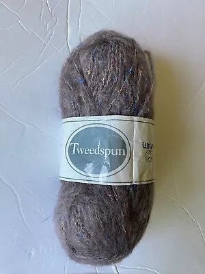 Ulltex Tweedspun Mohair Nylon Polyester Blend Bulky Yarn Color 11 Discontinued • $0.99