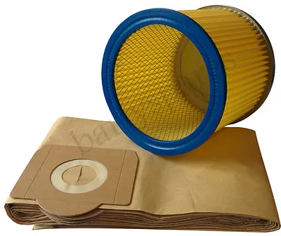£16.16 • Buy Filter & 5 X Dust Hoover Bags For Lidl Parkside Vacuum Cleaner 1300, 1400, 1500