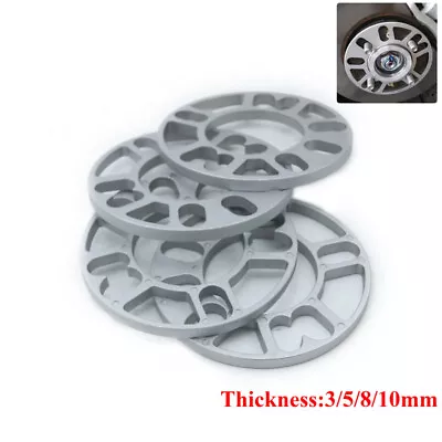 1PC Aluminum Universal Car Wheel Spacer Shims Plate 3mm 5mm 8mm 10mm Aluminum • $7.25