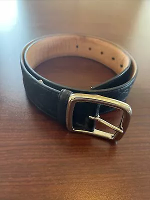 Coach Mens Belt Black Leather Size 32 • $40
