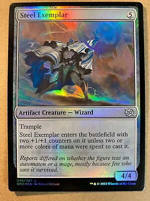 MTG 1x FOIL Steel Exemplar The Brothers' War Modern Magic The Gathering X1 NM • $1.38