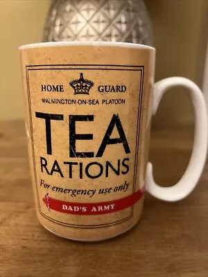 Home Guard Dad’s Army Tea Coffee Ceramic Mug  Tea Rations  Emergency Use 2011 • £25