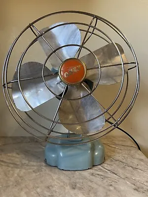 Vintage McGraw  Zero  Electric Tabletop Desk/Wall Fan Industrial • $39