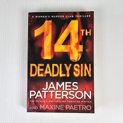 $16.99 • Buy 14th Deadly Sins By James Patterson Womens Murder Club Series Thriller Paperback