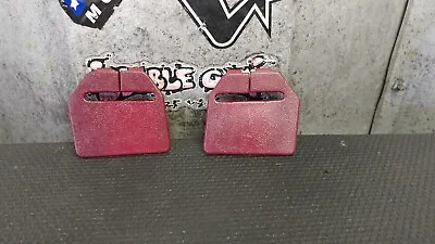 90-93 Ford 5.0 Mustang Red Interior Quarter Panel Seat Belt Guides Trim Oem • $33.25