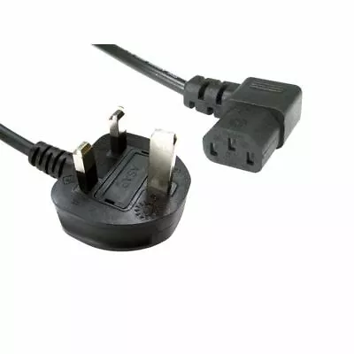 1.8M Metre Right Angle Kettle Lead Cable Power UK Plug Cord IEC C13 3 Pin • £9.52