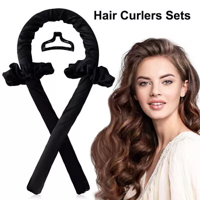 Silk Ribbon Hair Curlers Heatless Curling Rod Headband Wave Formers For Lazy UK • £2.99