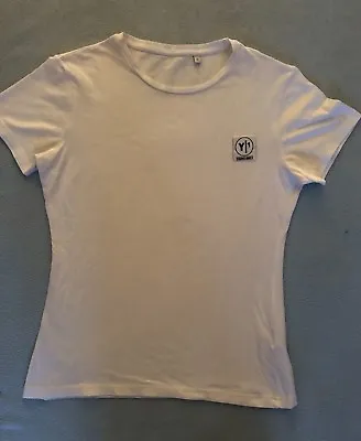 Young Ones White T-shirt With Logo- Size M (Womens) • £10