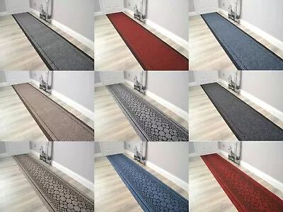 £32.45 • Buy Very Long Narrow Hallway Hall Runner Rugs Heavy Duty Non Slip Rubber Back Cheap