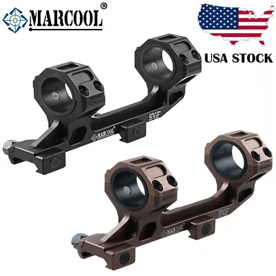 MARCOOL 30mm Tube Cantilever Dual Riflescope Rings Scope Mount Offset One Piece • $24.69