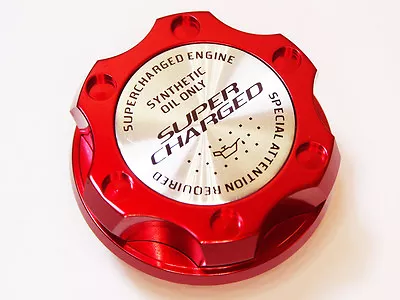 Fits Dodge Viper Rt Srt Ram Srt10 Supercharged Hemi Billet Engine Oil Cap Red • $24.95