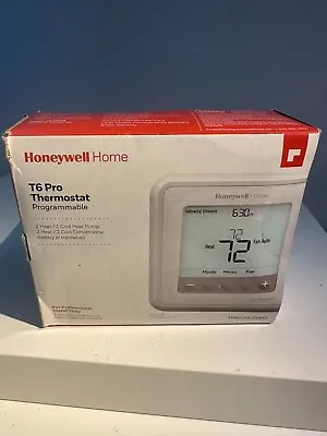 $79.99 • Buy Honeywell Home Z-Wave T6 Pro With SmartStart Thermostat TH6320ZW2007-Brand New 