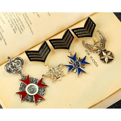Vintage Medals Steampunk Uniforms Medal Fabric Medals Pin • $6.41