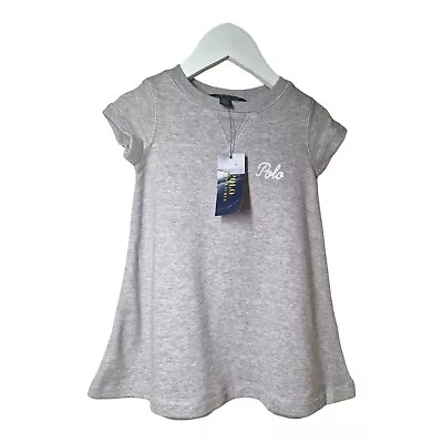 £14.99 • Buy RALPH LAUREN Polo Girl's Short Sleeve Pullover Logo Print Dress, Age 2 Yrs, BNWT