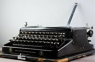 £275 • Buy Rare Vintage Historical 30s ERIKA 5 Typewriter From Seidel & Naumann With Case
