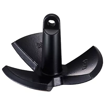 VEVOR River Anchor 30LB Boat Anchor Cast Iron Black Vinyl-Coated Mushroom Anchor • $63.99