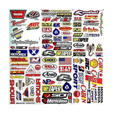$17.99 • Buy Dirt Bike Motorcycles Supercross Motocross ATV Lot 6 Vinyl Decals Stickers D6...