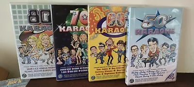 50s 60s 70s And 80s Karaoke Dvds • £17.99