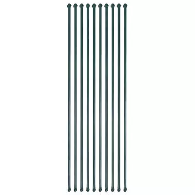 10 Pcs Garden Patio Fence Post Set 1.5m Metal Plant Supports Spikes Stakes I6H8 • £72.99