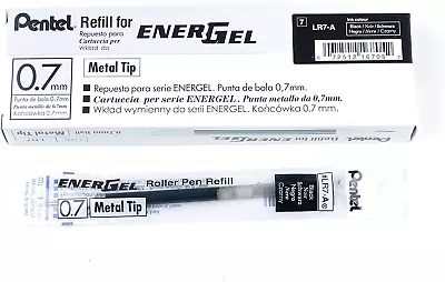 Refill Ink For BL57/BL77 EnerGel Liquid Gel Pen Metal Tip Black Ink LR7-A-12 NEW • $14.28