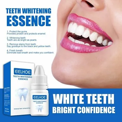 $12.95 • Buy Teeth Whitening Essence Teeth Bleach Liquid Teeth Stains Dental Plaque Cleaning