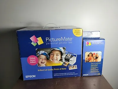 NEW Epson PictureMate Personal Photo Lab Printer Deluxe W/ Pack Of Pictures • $169.99