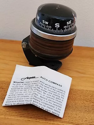 1970s Vintage Airguide Liquid Compass Boat Marine Auto W/Mount • $13.50