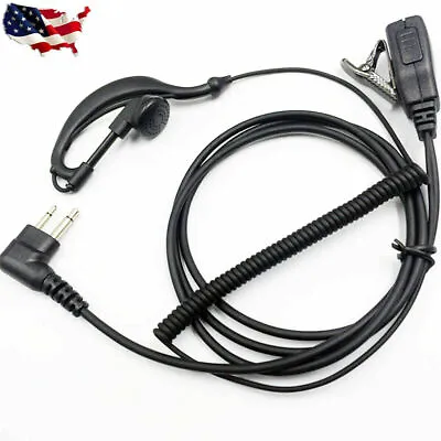 2 Prong Headset Earpiece MIC For MOTOROLA CP88 CP100 CP150 CP185 CP200 CP220 USA • $8.99