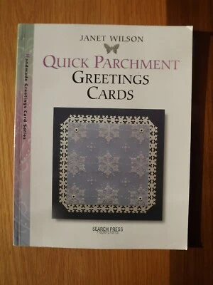 £4 • Buy Quick Parchment Greetings Cards - By Janet Wilson