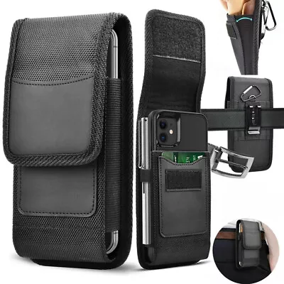 For Motorola Moto G Stylus 5G Case Nylon Belt Clip Holster Phone Carrying Pouch • $8.89