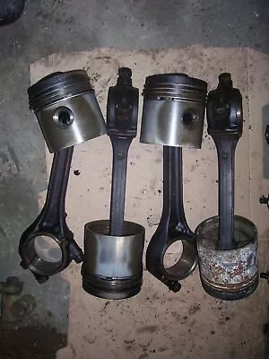 Vintage Massey Harris  444 Gas  Tractor-engine Rods #h260d 500 & Pistons-1956 • $79.99