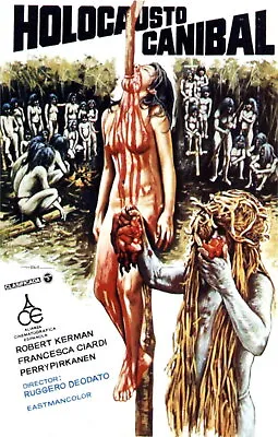 72279 CANNIBAL HOLOCAUST Italian Gore Deodato BANNED Wall 36x24 POSTER Print • £25.01